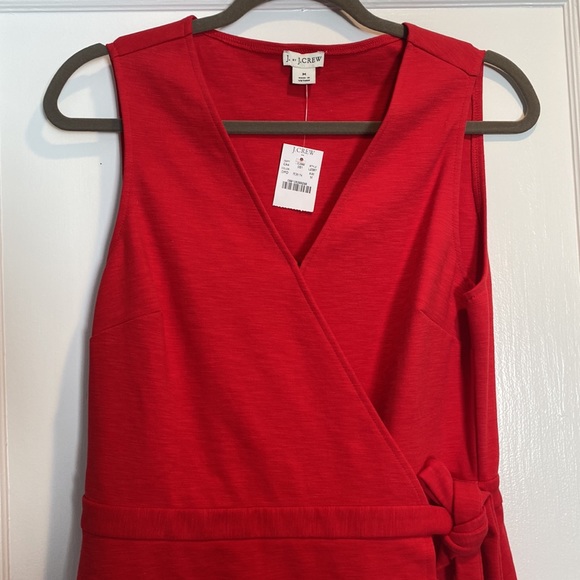 Brand New With Tags! J. By Jcrew Red Wrap Dress - Picture 2 of 3